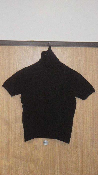 Camisola de senhora preta de gola Elora Coleccion