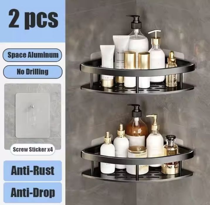 Полочки в ванную алюминиевые