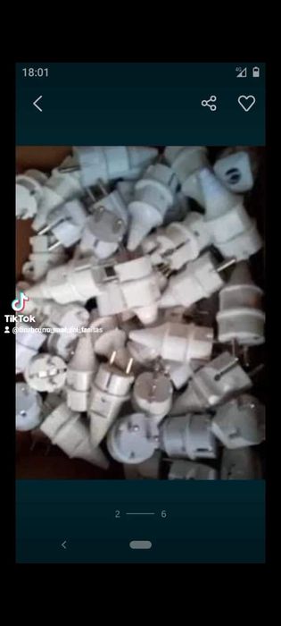 fichas eléctricas novas macho ou fêmea