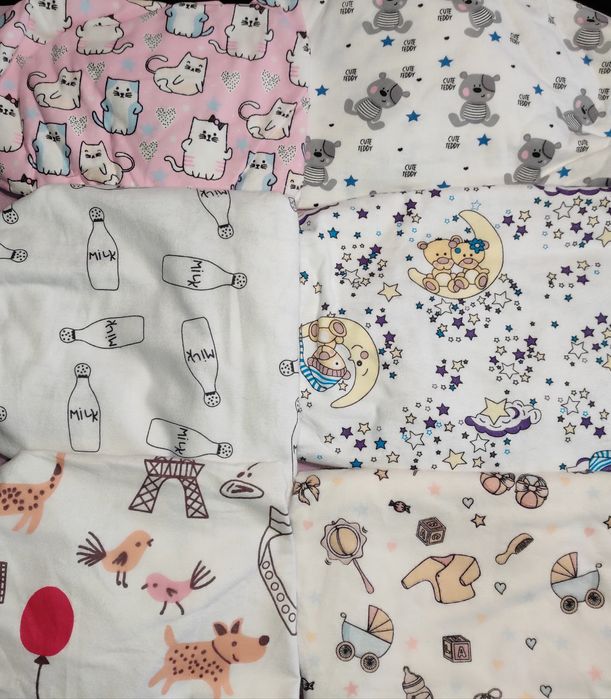 Простирадло байкове в дитяче ліжечко