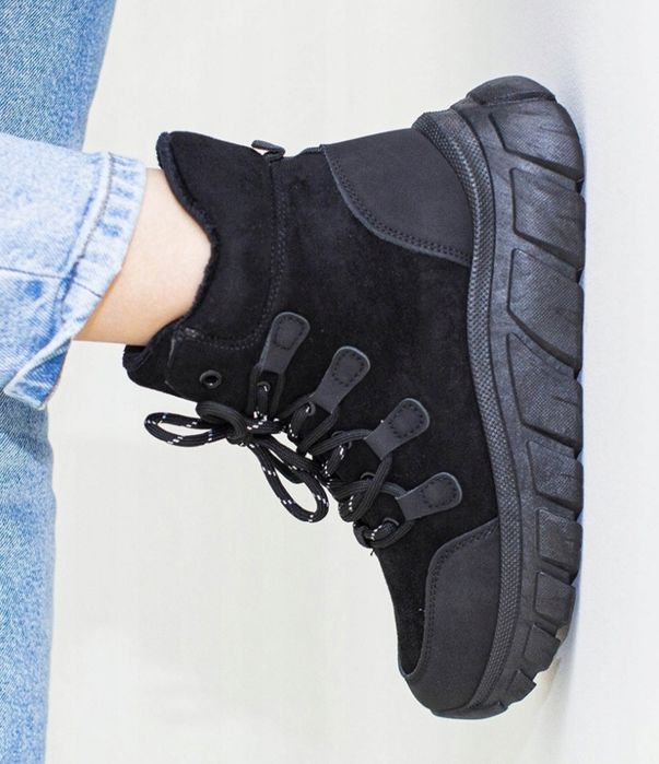 3 KOLORY 36 37 38 botki 39 40 41 sportowe trekkingowe na grubej podesz