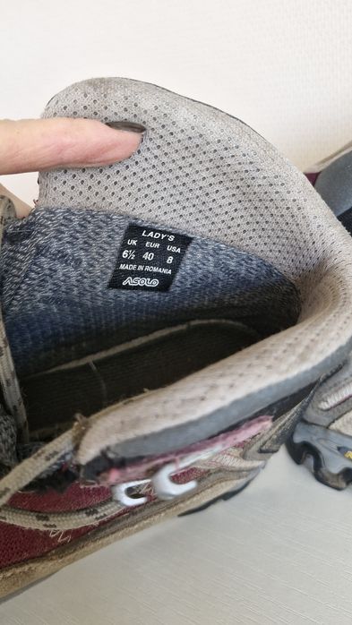 Жiночi трекiнговi черевики ботинки Asolo Temple GV Silver/Purple 40 ро