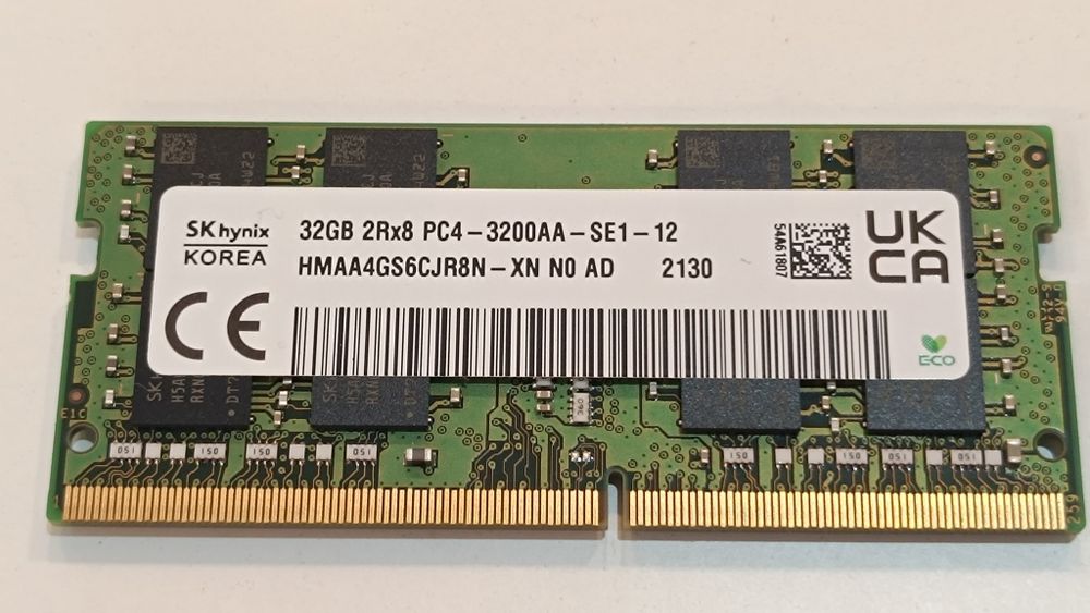 SK hynix pamięć Ram do laptopa 32gb ddr4 3200AA Laptop