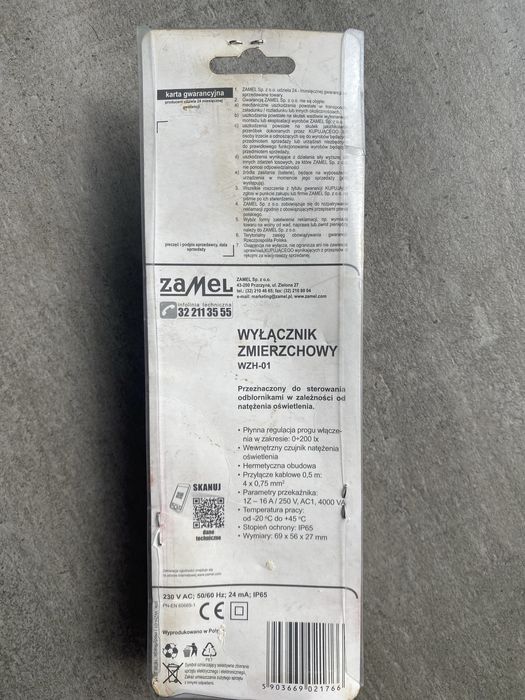 Wylacznik zmierzchowy WZH-01