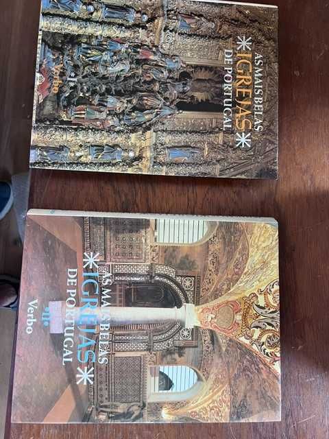 Lote 5 Livros sobre Património de Portugal (Castelos, Igrejas e Maravilhas)