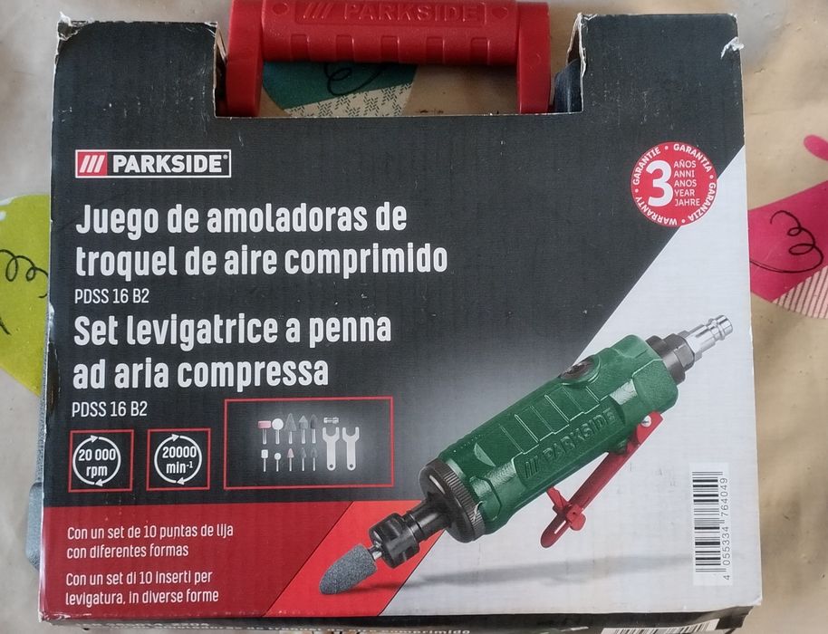 Saguim/rebarbadora a ar comprimido Parkside