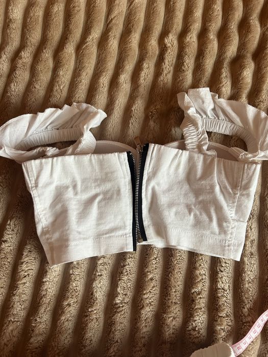 Льняной костюм белый