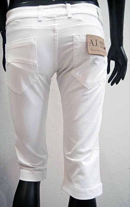 ARMANI JEANS spodnie 3/4 jeansy czarne 26