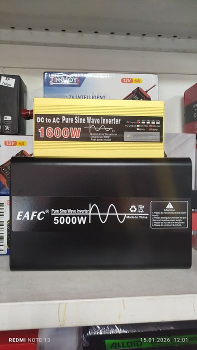 Преобразователь 1600+в 12в 220вольт инвертор чистый синус