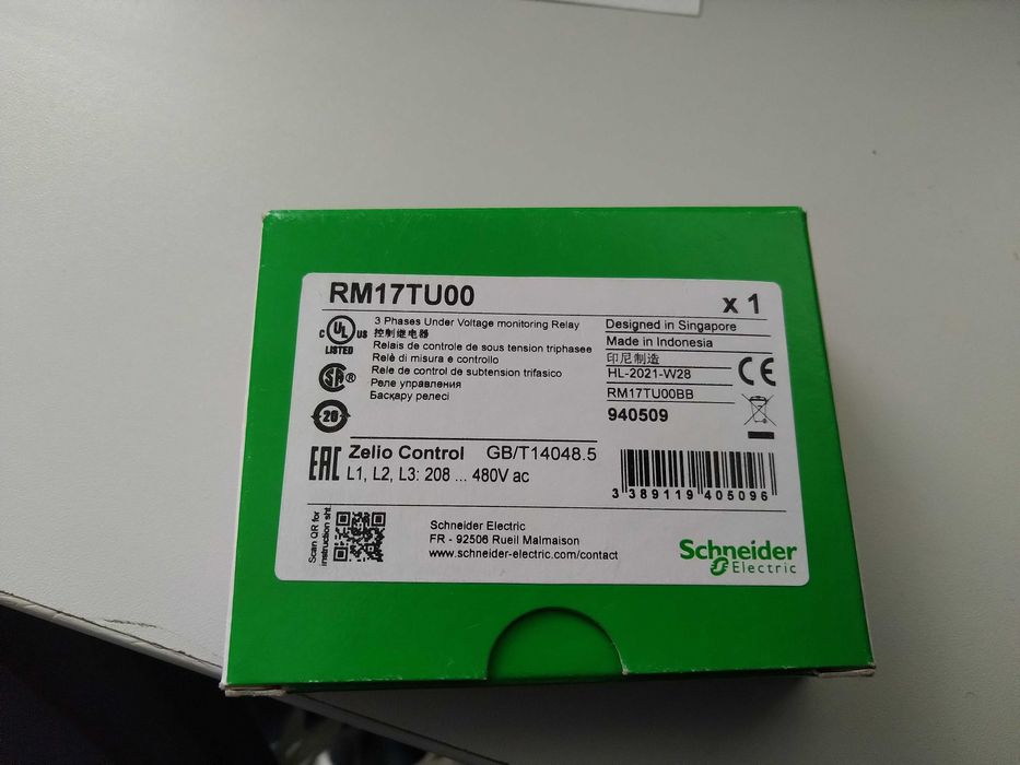Przekaźnik Schneider kontrolny RMTU00Zelio