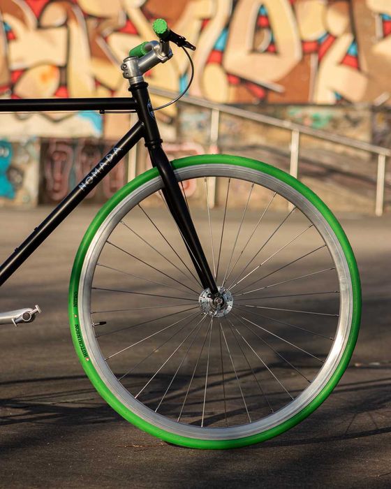Bicicleta Single Speed / Fixie Nómada #6 Alley Green