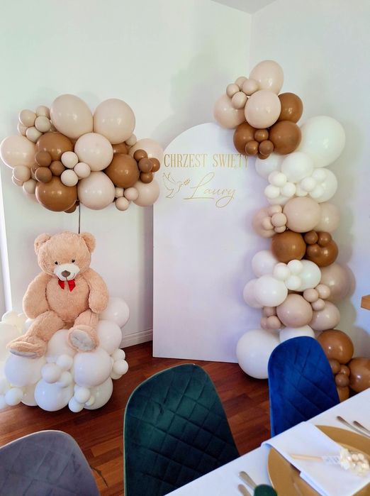 Ścianki balonowe, dekoracje okolicznościowe