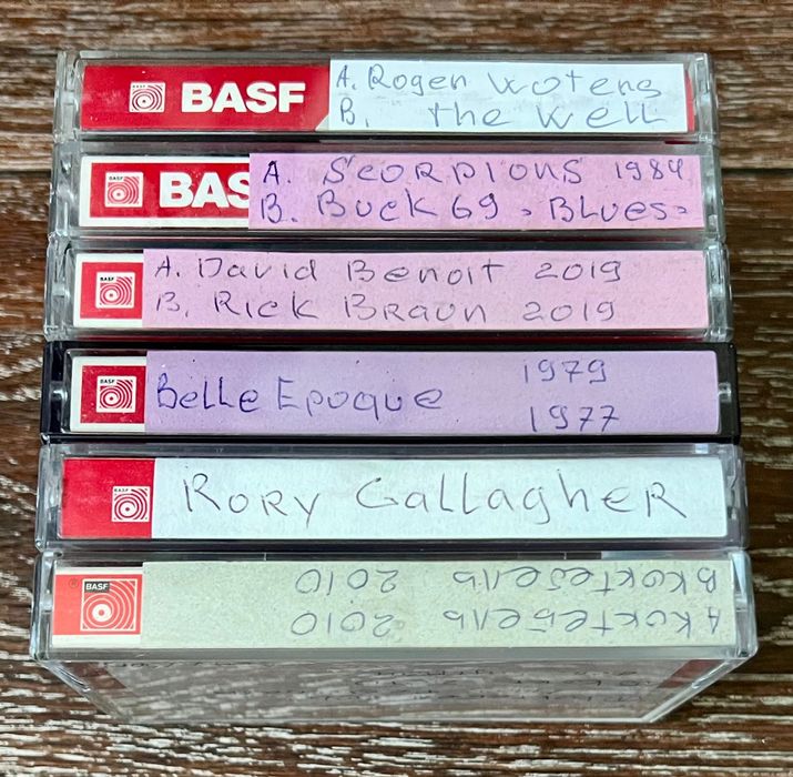 Аудиокассеты Basf. Maxell.