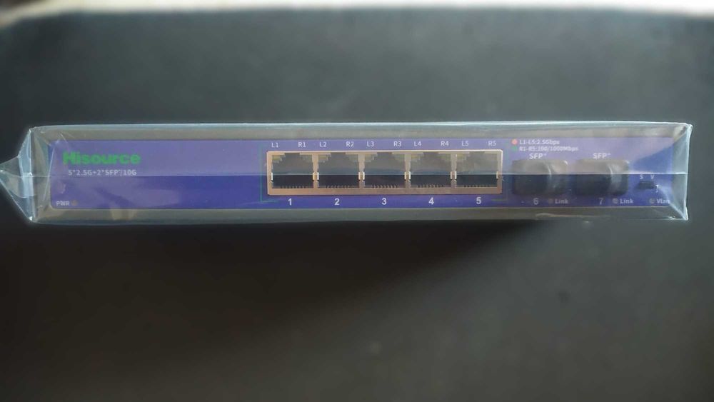 Switch 5 port - 5*2.5GE+2*SFP+  NOWY zapakowany