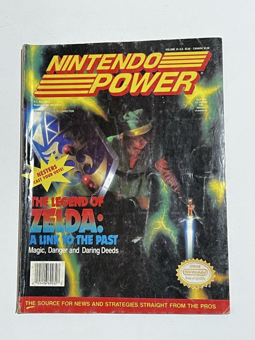 Ретро игровые Журналы Nintendo Power конца 80х начало 90х гг