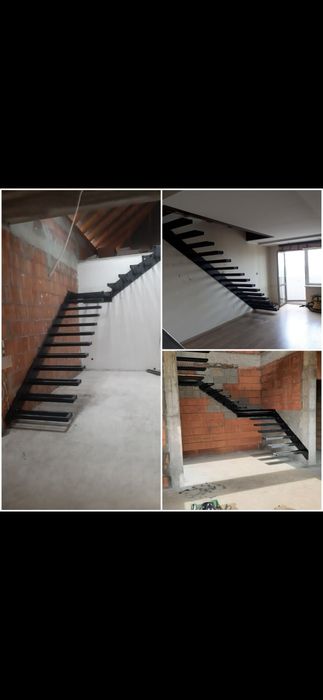 Schody półkowe wspornikowe