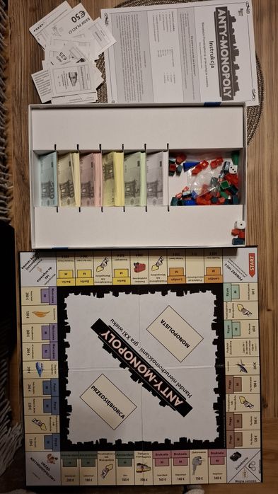 Zestaw : 2 gry : Monopoly i Anty-Monoply