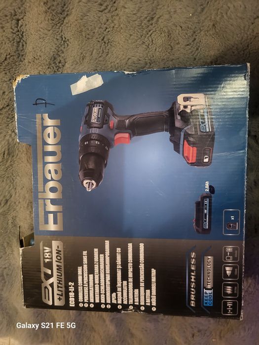 Wiertarko-wkrętarka Erbauer ECD18-LI-2