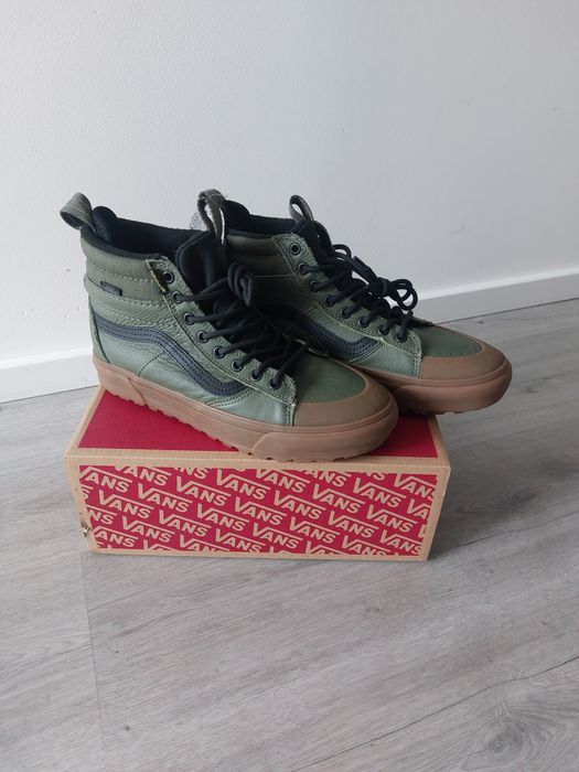 Nowe buty trampki skórzane wodoodporne r.40,5 Vans wysokie sk8