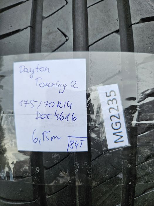 Dayton 175/70 r14 Touring 2 /// 6,15mm!!! Wysyłka
