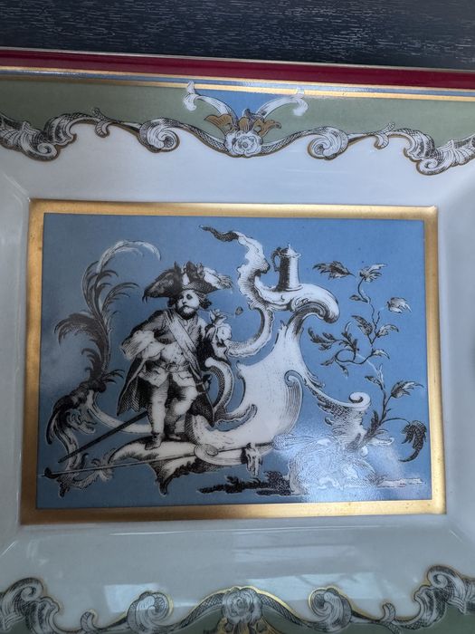 Cinzeiro Bernardaud Limoges France – Coleção "Rocaille" (Raro)