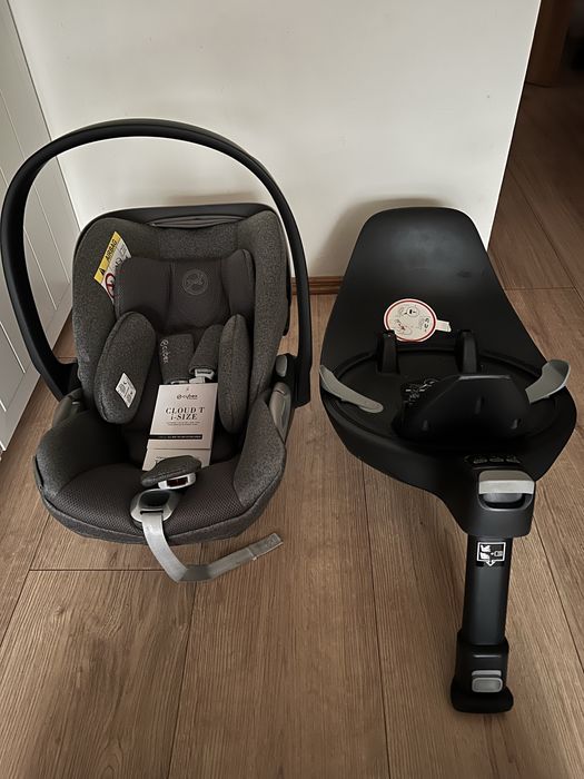 Fotelik z bazą cybex cloud T I-Size plus Mirage Grey plus Baza T