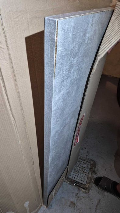 Blat łazienkowy Torino 120x47 beton