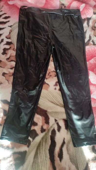 Кожані лосіни утеплені 60 р