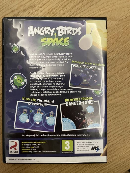 Gra angry birds space na PC