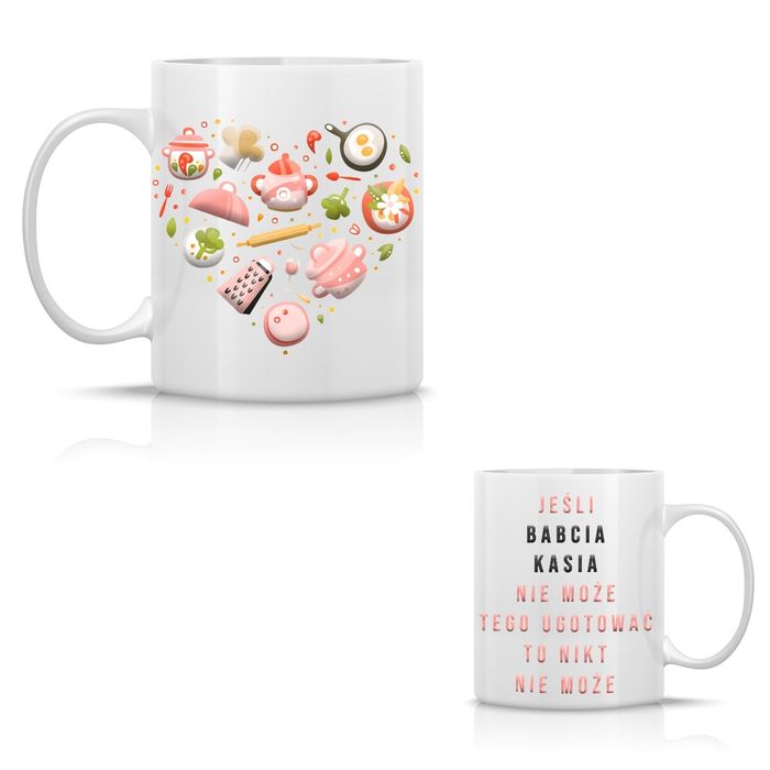 Kubek dla Babci z imieniem Dzień Babci