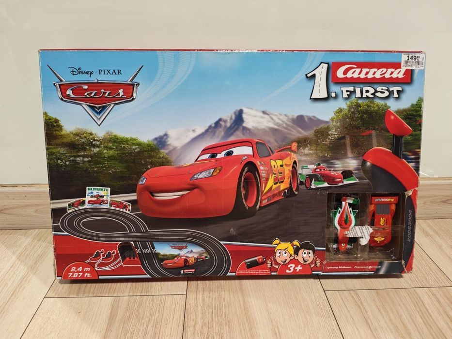 Tor wyścigowy Carrera First z bajki Auta