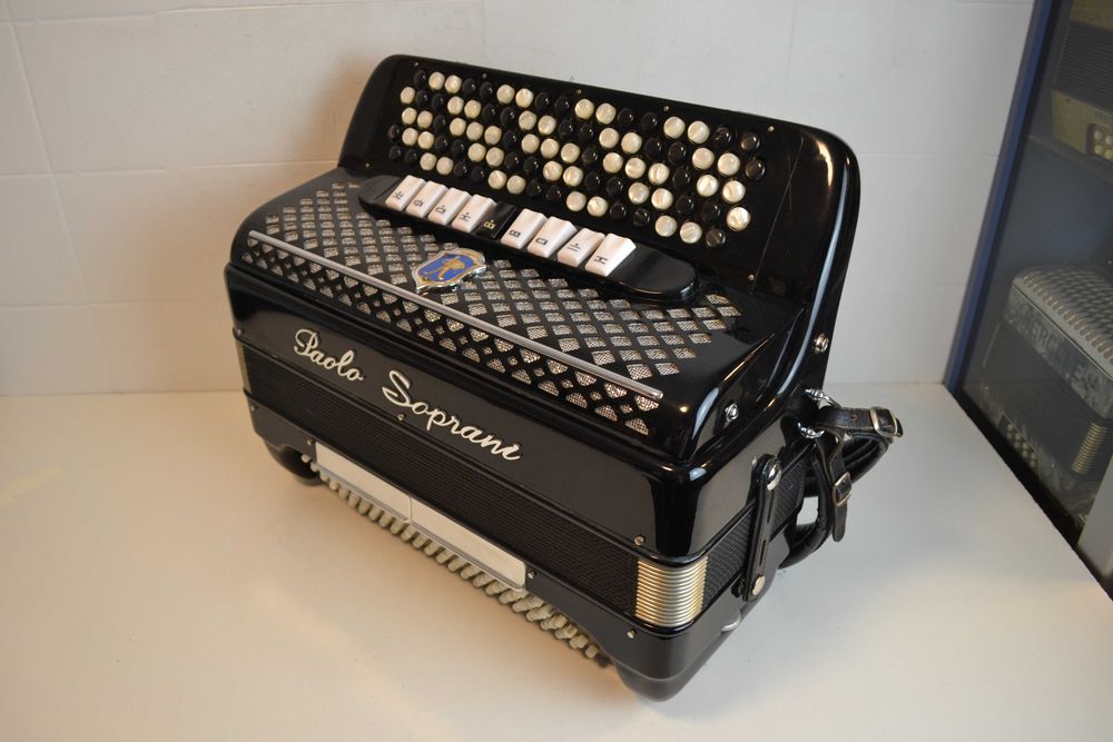Acordeao Paolo Soprani 4 Voz 120 Baixos, N . 363