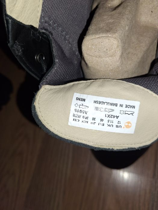 + подарунок  Шкіряні чоловічі черевики   Timberland 46 розміру