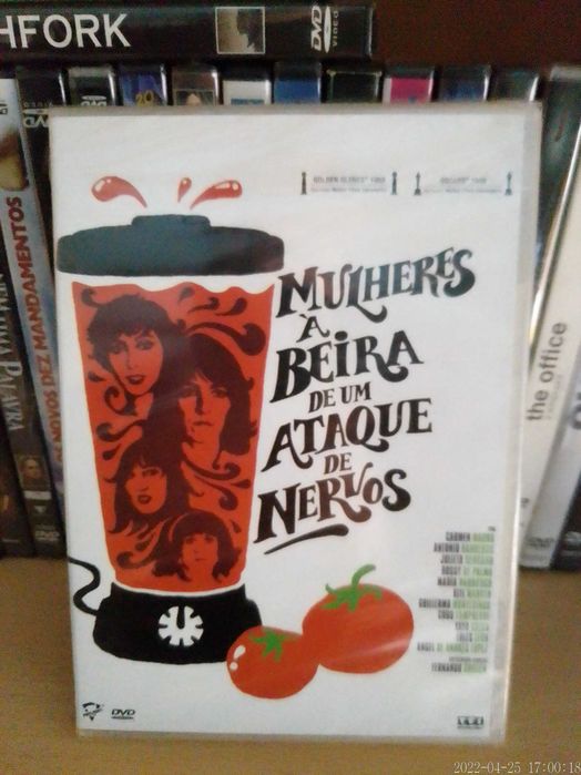Dvd NOVO Mulheres à Beira de um Ataque Nervos SELADO Filme P Almodovar