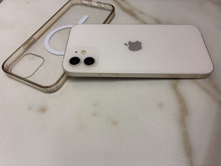iPhone 12 128 gb biały ,+ etui, pudelko, ladowarka, szyba