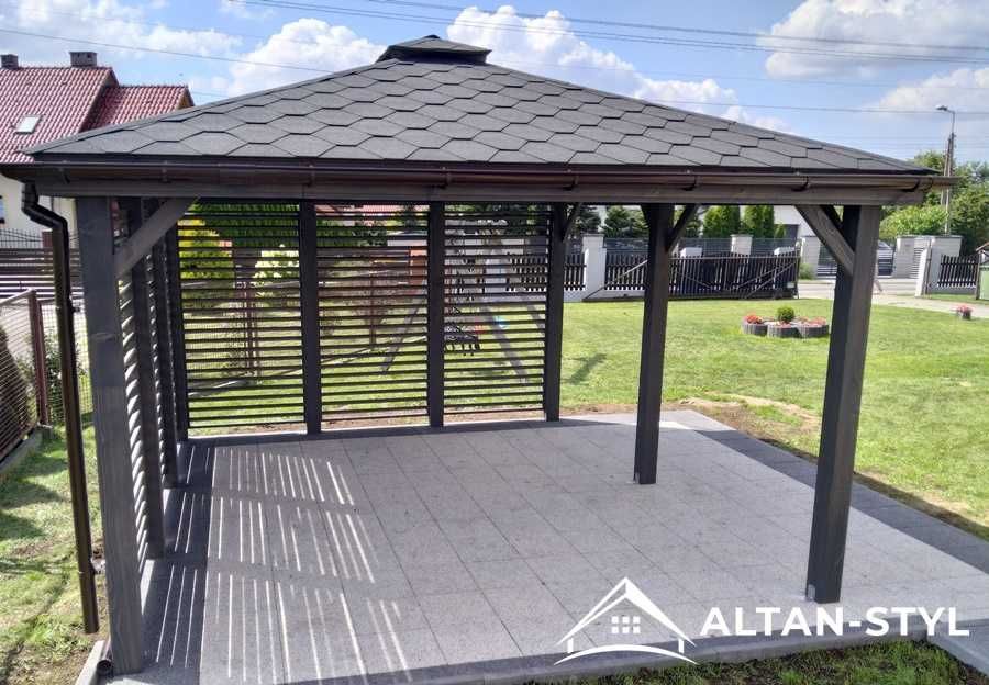 Altany, altanki, wiaty, altana ogrodowa EWELINA 3x3m PRODUCENT
