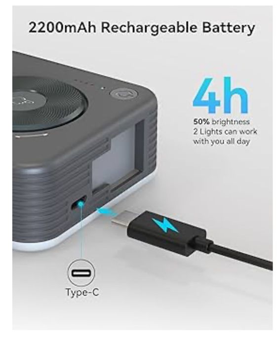 SMALLRIG P96 Mini lampa wideo LED, 96 diod LED z dołączoną stopką