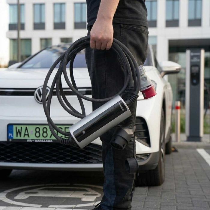 Przenośna ładowarka do samochodu elektrycznego 3.7kW - 22kW Typ 2
