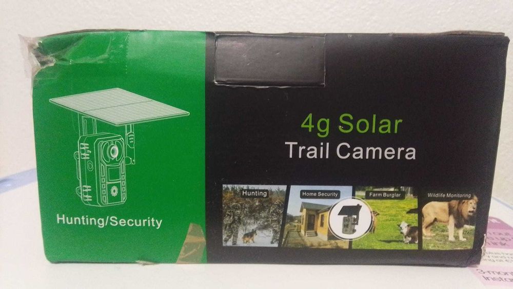 Trail Câmara 4G Solar Exterior – App Ucon - Nova!!