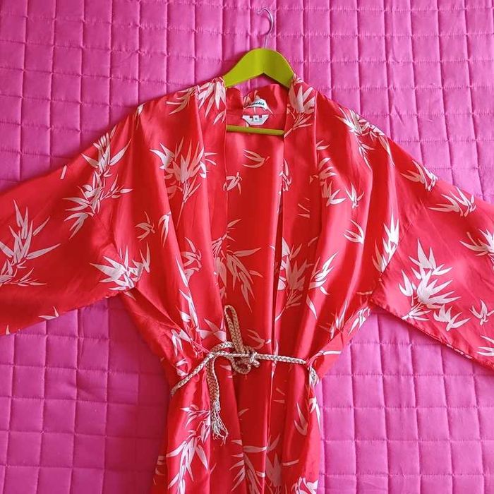 Szlafrok kimono jedwab.