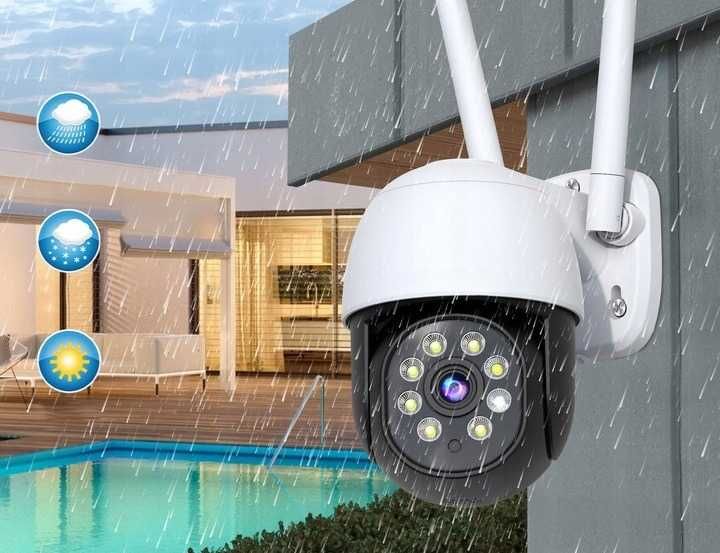 KAMERA 8MPx WiFi IP obrotowa zewnętrzna PTZ ZOOM detekcja ruchu alarm