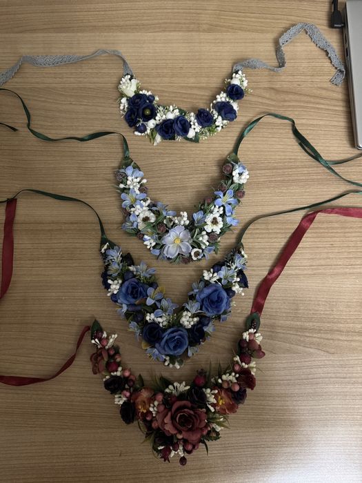 Обручі та заколки ручної роботи