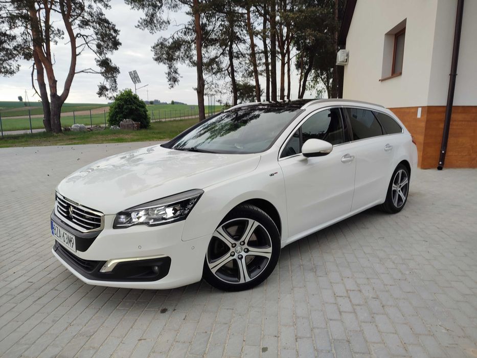 Peugeot 508**GT-Line**2,0**180KM**Full LED**Panorama**Biała perła