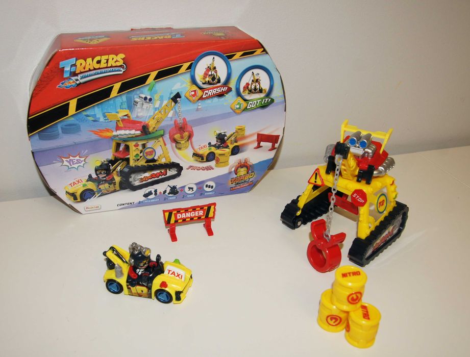 T-Racers   zestaw  Turbo Crane    Magic Box