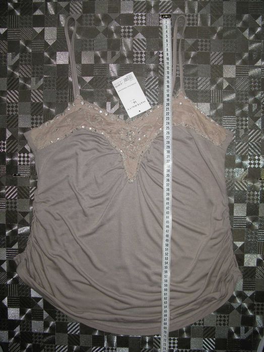 Нежная вискозная майка топ для беременных Dorothy Perkins UK14