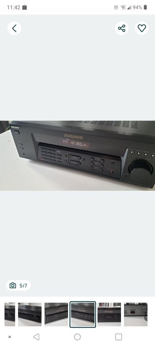 Amplituner Sony z pilotem