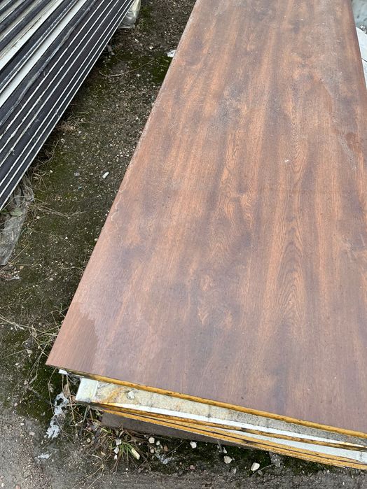 Panel bramy segmentowej złoty dąb orzech machoń dąb bagienny czesci