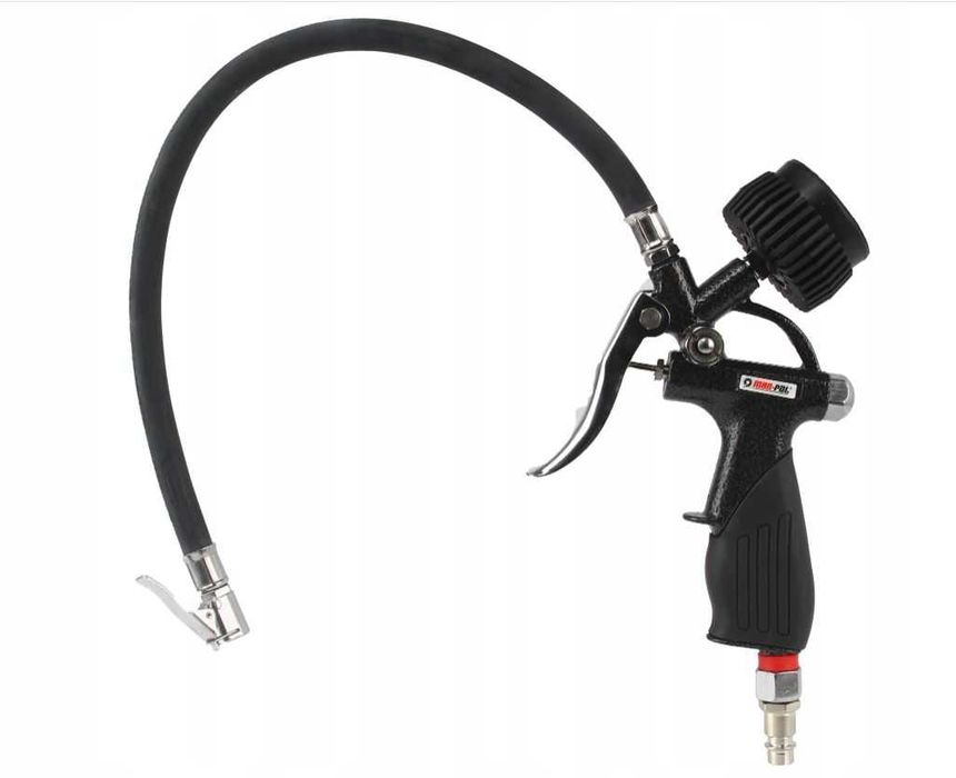 Пистолет для подкачки колес с манометром M80702 10 бар, коліс