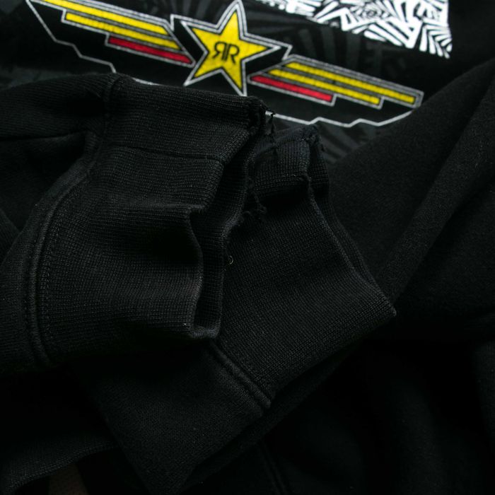 Y2k hoodie DC Rockstar bluza z kapturem M grunge sk8 print