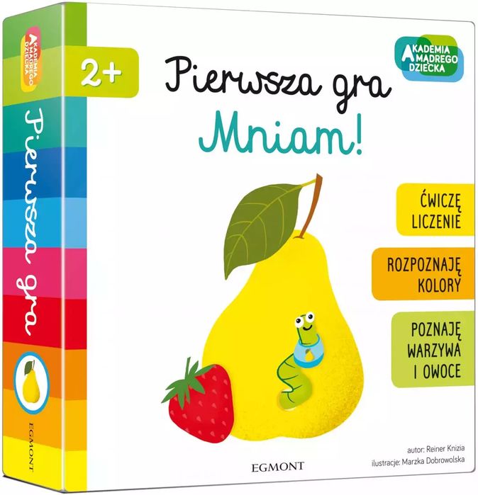 Akademia Mądrego Dziecka. Pierwsza gra. Mniam. Nowy Produkt